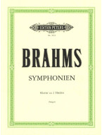 Johannes Brahms: Symphonien (noty na klavír)