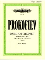 Sergej Prokofjev: Music for Children Op.65 (noty na klavír)