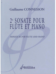 Guillaume Connesson: 2e Sonate pour Flute et Piano (noty na příčnou flétnu, klavír)