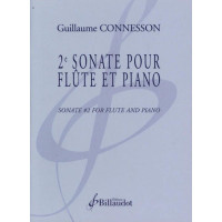 Guillaume Connesson: 2e Sonate pour Flute et Piano (noty na příčnou flétnu, klavír)