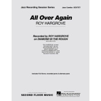 Roy Hargrove: All Over Again (noty pro jazzový sextet, party, partitura)