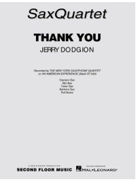 Jerry Dodgion: Thank You (noty pro jazzové kombo, party, partitura)