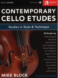 Contemporary Cello Etudes (noty na violoncello)(+audio)