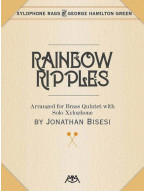 George Hamilton Green: Rainbow Ripples (noty pro xylofon, žesťový dechový kvintet, party, partitura)