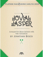 George Hamilton Green: Jovial Jasper (noty pro xylofon, žesťový dechový kvintet, party, partitura)