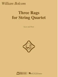 William Bolcom: 3 Rags for String Quartet (noty pro smyčcový kvartet, party, partitura)