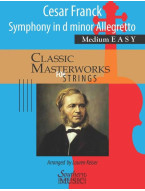 César Franck: Symphony in D Minor Allegretto (noty pro smyčcový orchestr, klavír, party, partitura)