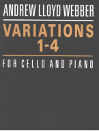 Andrew Lloyd Webber: Variations 1-4 for Cello and Piano (noty na violoncello, zpěv)