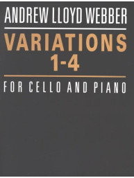 Andrew Lloyd Webber: Variations 1-4 for Cello and Piano (noty na violoncello, zpěv)