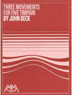 John Ness Beck: Three Movements (noty na tympány)