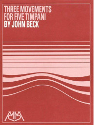 John Ness Beck: Three Movements (noty na tympány)