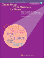 Young Women's Edition: Great Songs from Musicals for Teens (noty na klavír, zpěv, akordy)(+audio)