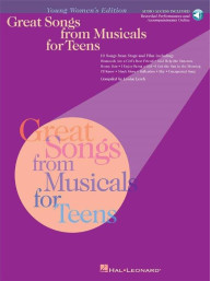 Young Women's Edition: Great Songs from Musicals for Teens (noty na klavír, zpěv, akordy)(+audio)