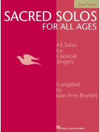 Sacred Solos for All Ages - Low Voice (noty na klavír, zpěv)