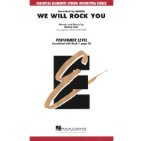 Queen: We Will Rock You (noty pro smyčcový orchestr, party, partitura)