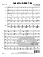 Queen: We Will Rock You (noty pro smyčcový orchestr, party, partitura)