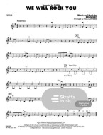 Queen: We Will Rock You (noty pro smyčcový orchestr, party, partitura)
