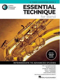Essential Technique for Band 3 (noty na tenorsaxofon)(+audio+video)