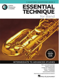 Essential Technique for Band 3 (noty na barytonsaxofon)(+audio+video)