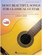 Most Beautiful Songs for Classical Guitar (noty, tabulatury na kytaru)(+audio)