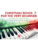 Christmas Songs for the Very Beginner (noty na snadný klavír)(+audio)