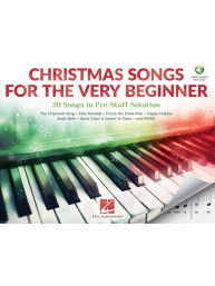Christmas Songs for the Very Beginner (noty na snadný klavír)(+audio)