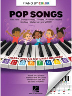 Piano-by-Color: Pop Songs (noty na super snadný klavír)