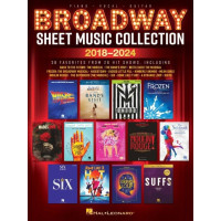Broadway Sheet Music Collection 2018-2024 (noty na klavír, zpěv, akordy)