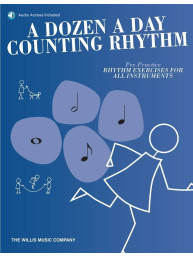 Edna-Mae Burnam: A Dozen a Day Counting Rhythm (noty pro všechny nástroje)(+audio)