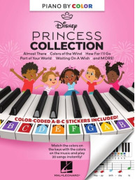 Piano-by-Color: Disney Princess Collection (noty na klavír)