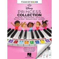 Piano-by-Color: Disney Princess Collection (noty na klavír)