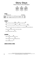 Really Easy Guitar: Bruce Springsteen (akordy na kytaru, texty písní)