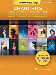Instant Piano Songs: Chart Hits (noty na snadný klavír)(+audio)