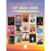 Top Christian Hits of 2023-2025 (noty na klavír, zpěv, akordy)