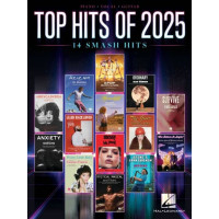 Top Hits of 2025 (noty na klavír, zpěv, akordy)