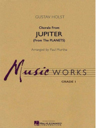 Gustav Holst: Chorale from Jupiter from The Planets (noty pro koncertní orchestr, party, partitura)