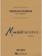 Giacomo Puccini: Nessun Dorma from Turandot (noty pro koncertní orchestr, party, partitura)