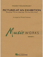M.P. Musorgskij: Pictures at an Exhibition (noty pro koncertní orchestr, party, partitura)