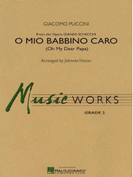 Giacomo Puccini: O Mio Babbino Caro (noty pro koncertní orchestr, party, partitura)