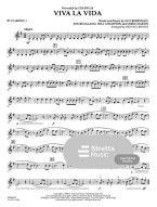 Coldplay: Viva La Vida (noty pro klarinetový orchestr, party, partitura)
