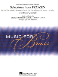 Selections from Frozen (noty pro dechový žesťový kvintet, party, partitura)