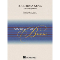 Quincy Jones: Soul Bossa Nova (noty pro dechový žesťový kvintet, party, partitura)