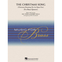 Mel Tormé: The Christmas Song (noty pro dechový žesťový kvintet, party, partitura)