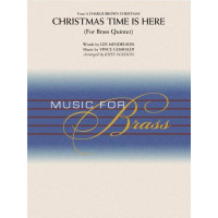 Vince Guaraldi: Christmas Time Is Here (noty pro dechový žesťový kvintet, party, partitura)
