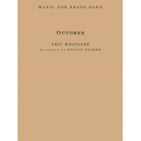 Eric Whitacre: October (noty pro dechový žesťový kvintet, party, partitura)