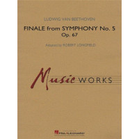 Beethoven: Finale from Symphony No.5 Op.67 (noty pro koncertní orchestr, party, partitura)