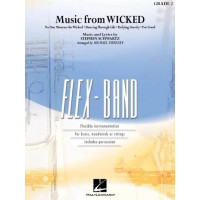 Stephen Schwartz: Music from Wicked (noty pro flexibilní orchestr, party, partitura)