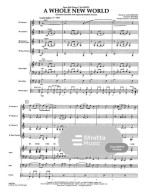 A Whole New World from Aladdin (noty pro klarinetový orchestr, party, partitura)