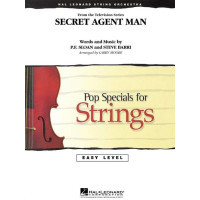 Secret Agent Man (noty pro smyčcový orchestr, party, partitura)