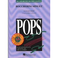 Luigi Boccherini: Boccherini Minuet (noty pro smyčcový kvartet, party, partitura)(+audio+video)